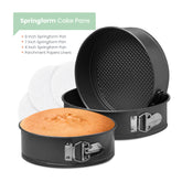 3 cake pans sizes 4,7,9 Inches -RFAQK